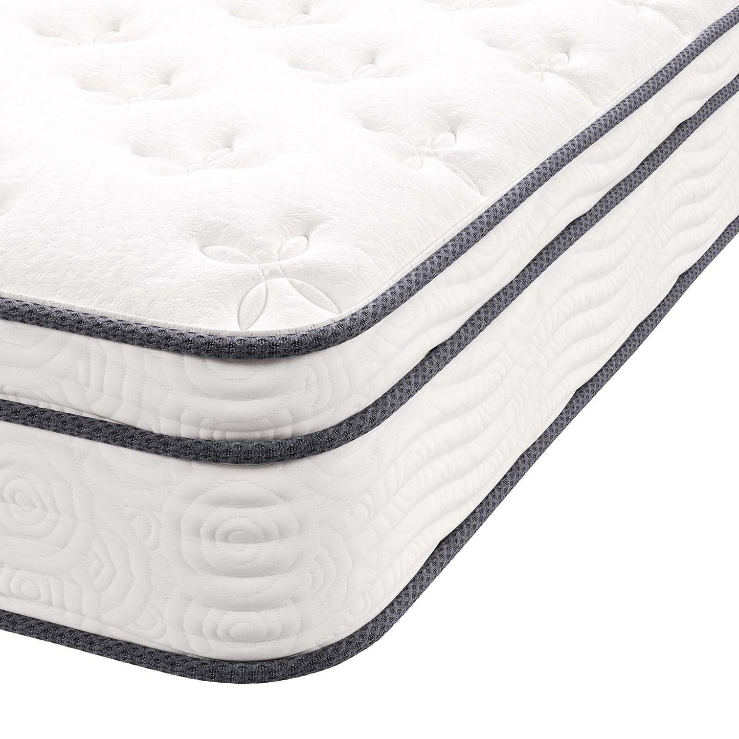 Modway Jenna 10" Innerspring and Foam Twin XL Mattress FredCo