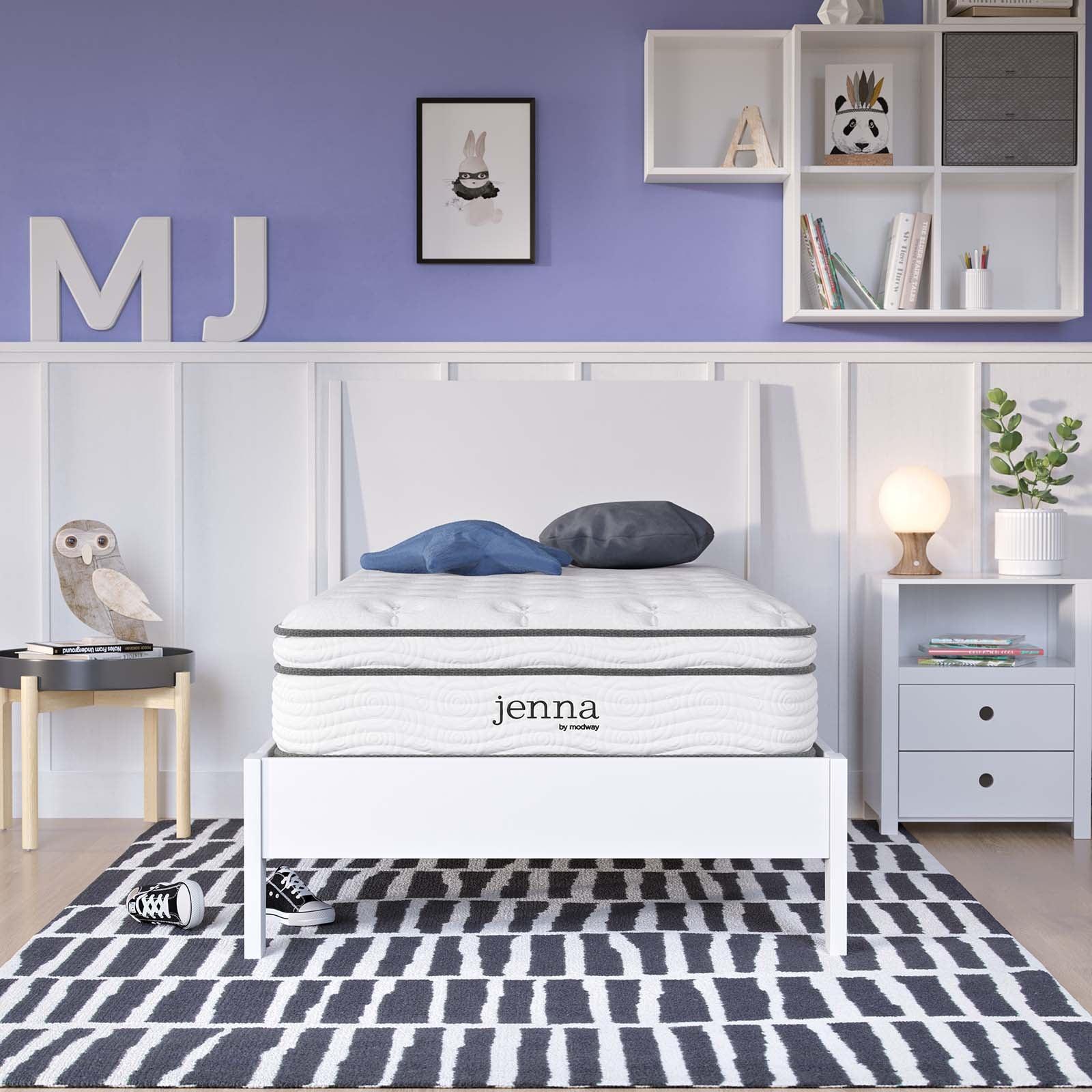 Modway Jenna 10" Innerspring and Foam Twin XL Mattress FredCo