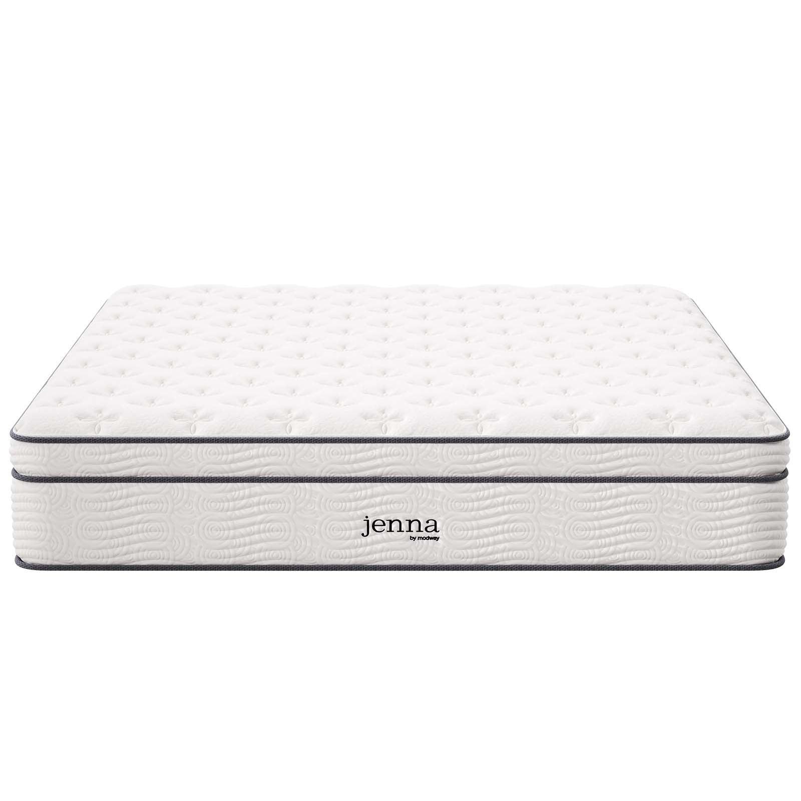 Modway Jenna 14" Innerspring and Foam California King Mattress FredCo