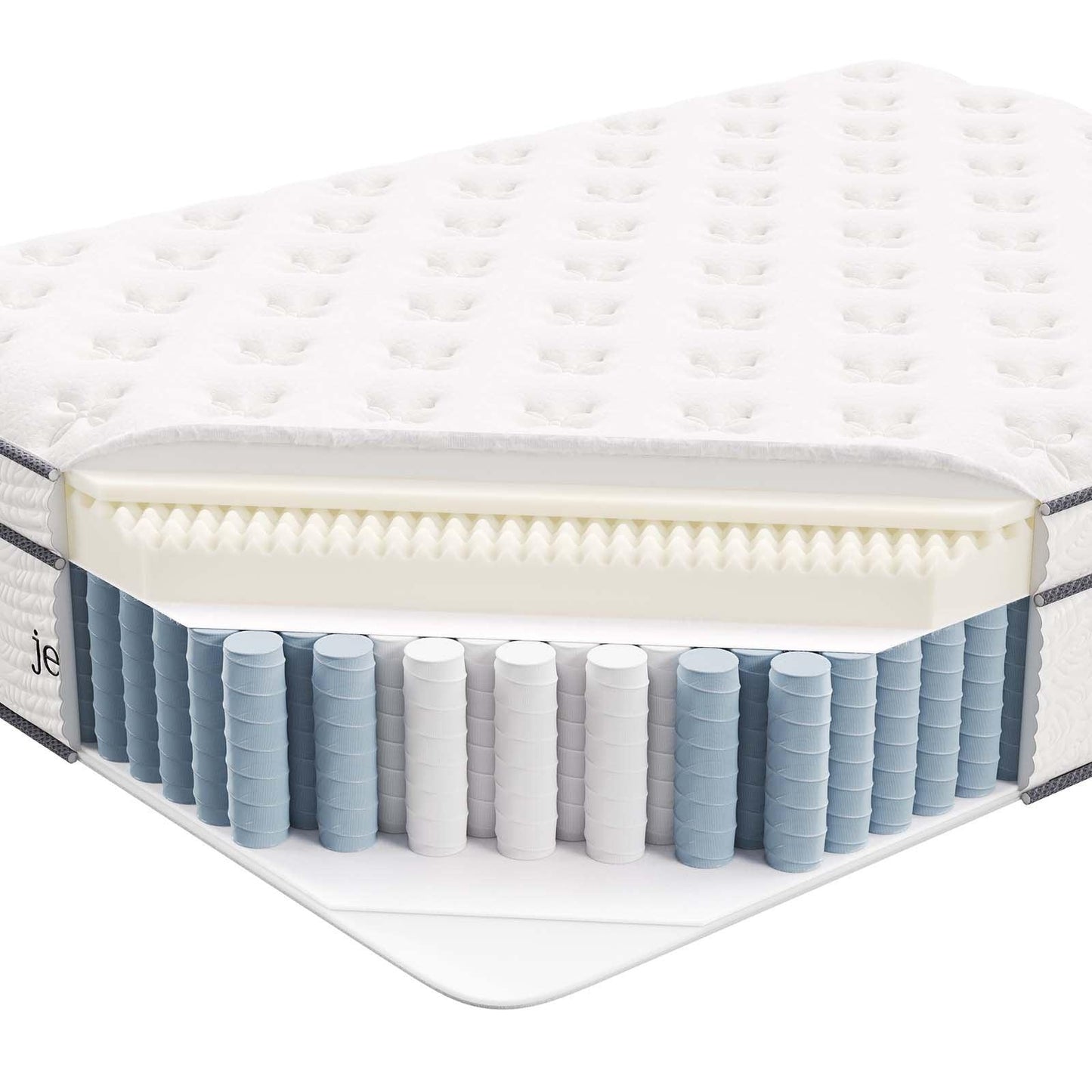 Modway Jenna 14" Innerspring and Foam Full Mattress FredCo