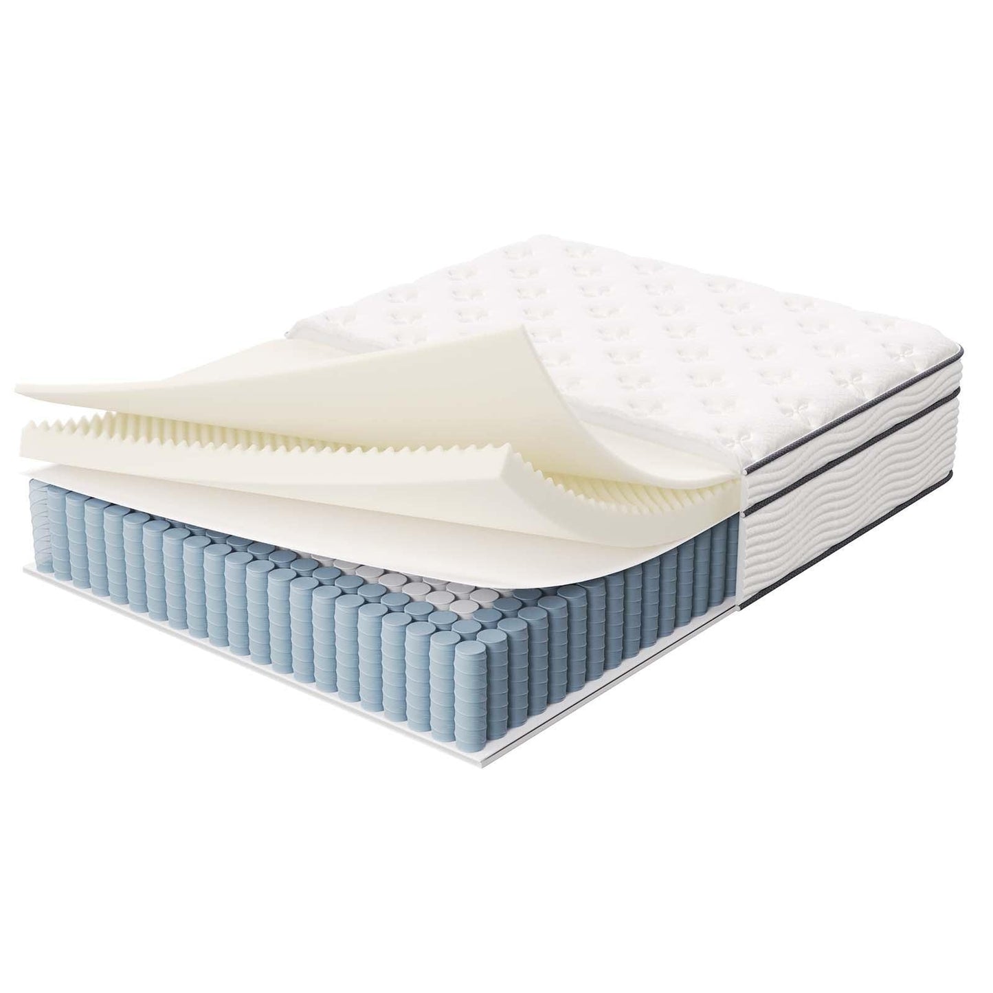 Modway Jenna 14" Innerspring and Foam Full Mattress FredCo