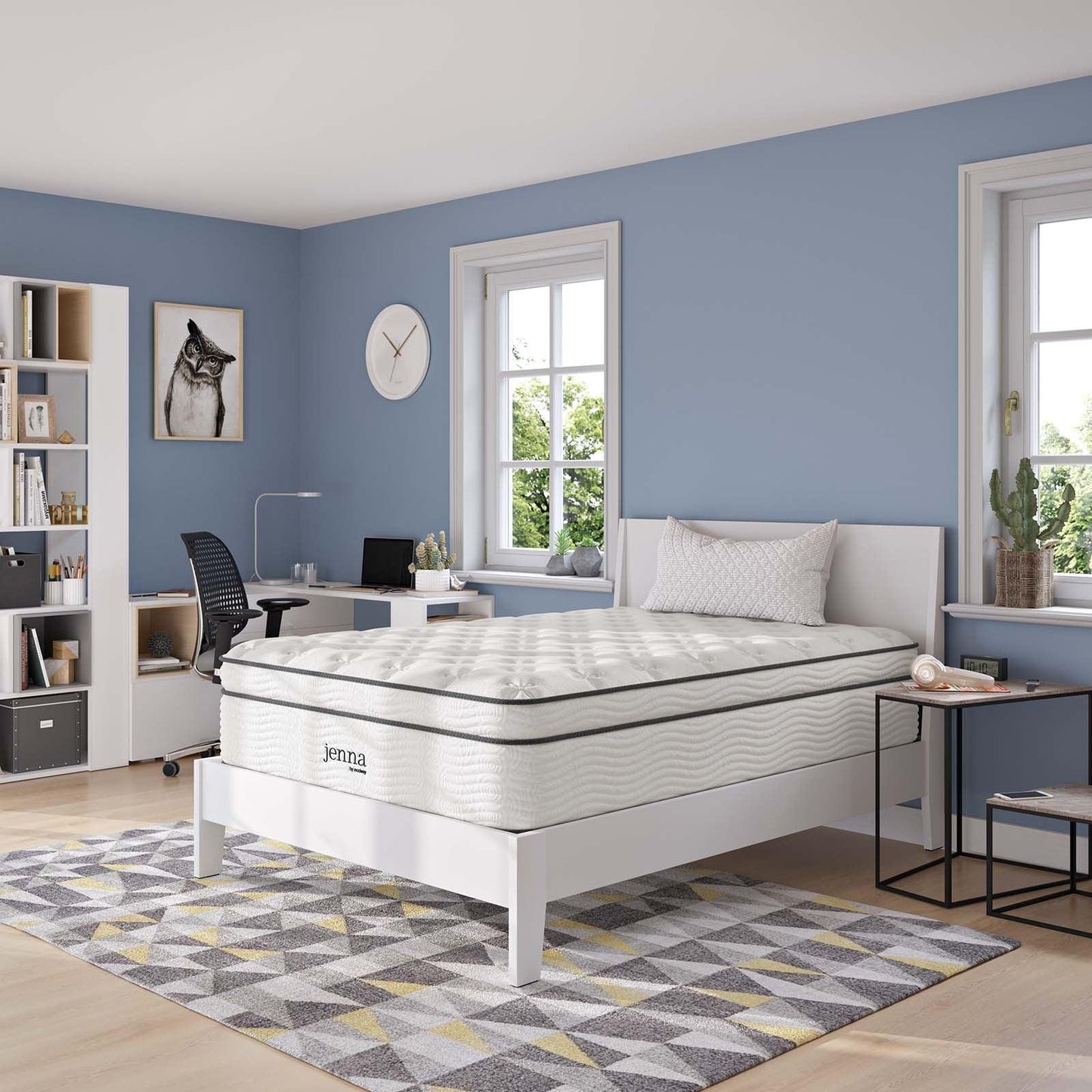 Modway Jenna 14" Innerspring and Foam Full Mattress FredCo