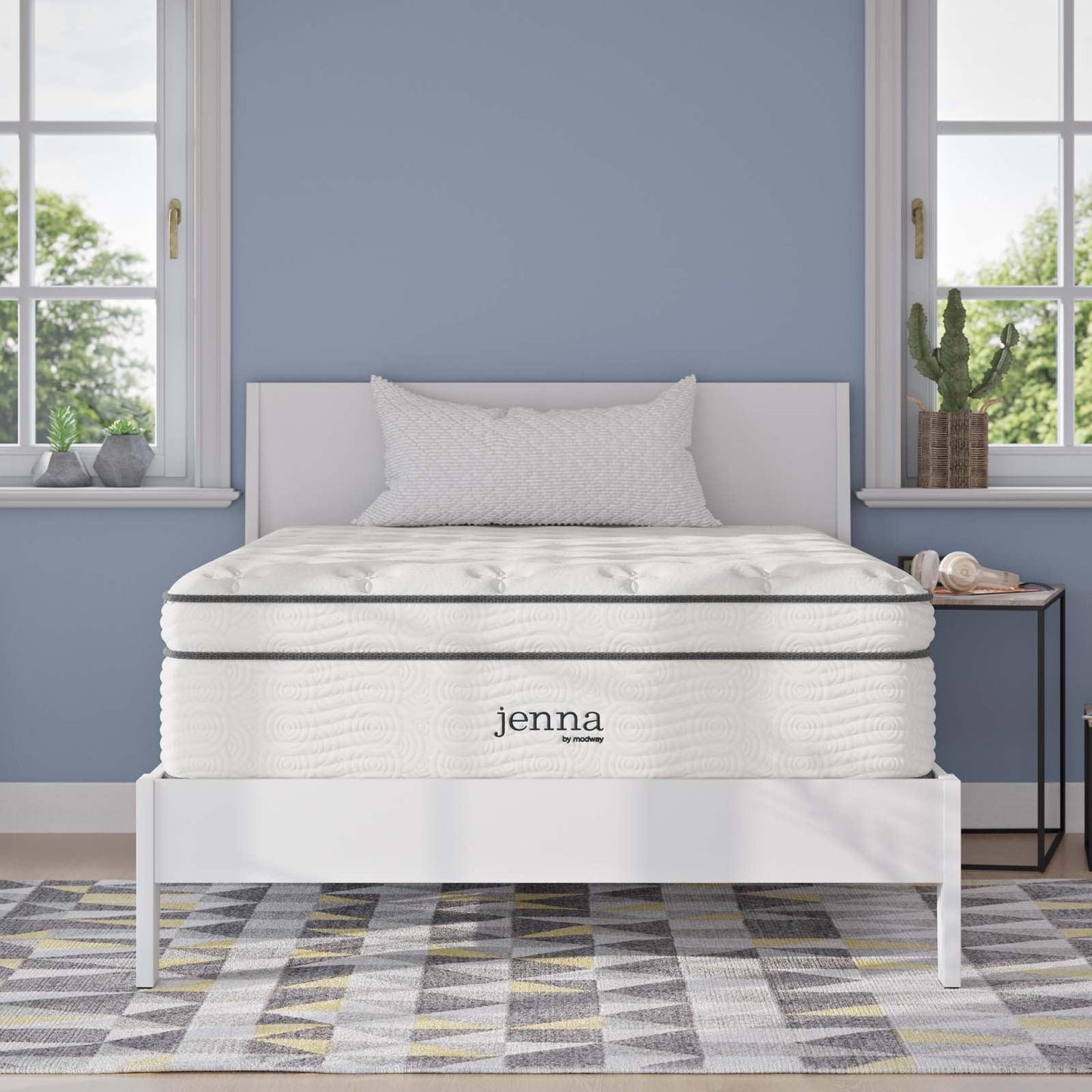 Modway Jenna 14" Innerspring and Foam Full Mattress FredCo