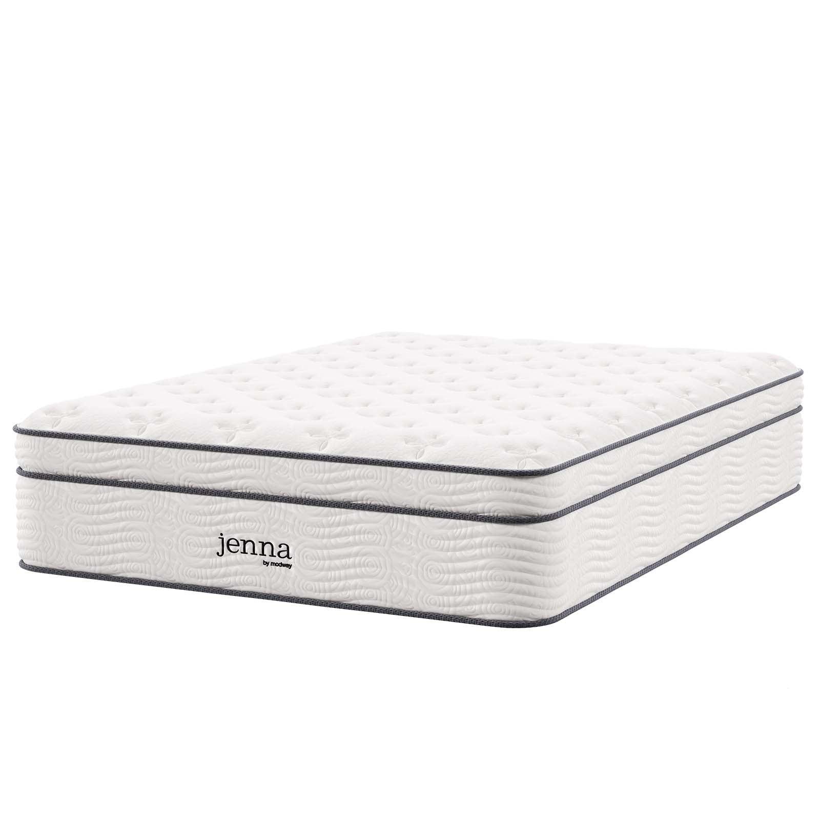 Modway Jenna 14" Innerspring and Foam Full Mattress FredCo