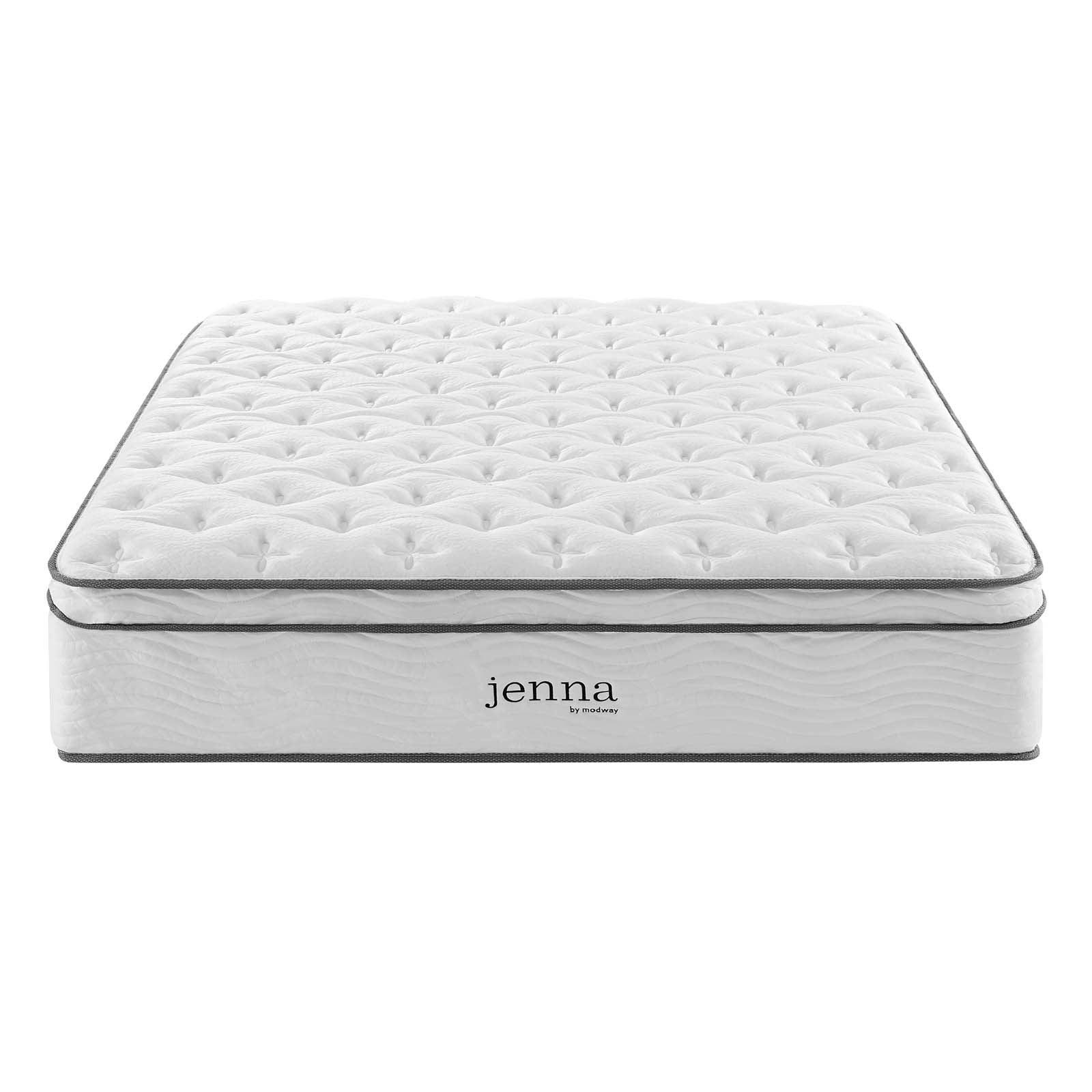 Modway Jenna 14" Innerspring and Foam Queen Mattress FredCo