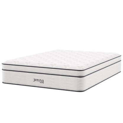Modway Jenna 14" Innerspring and Foam Queen Mattress FredCo