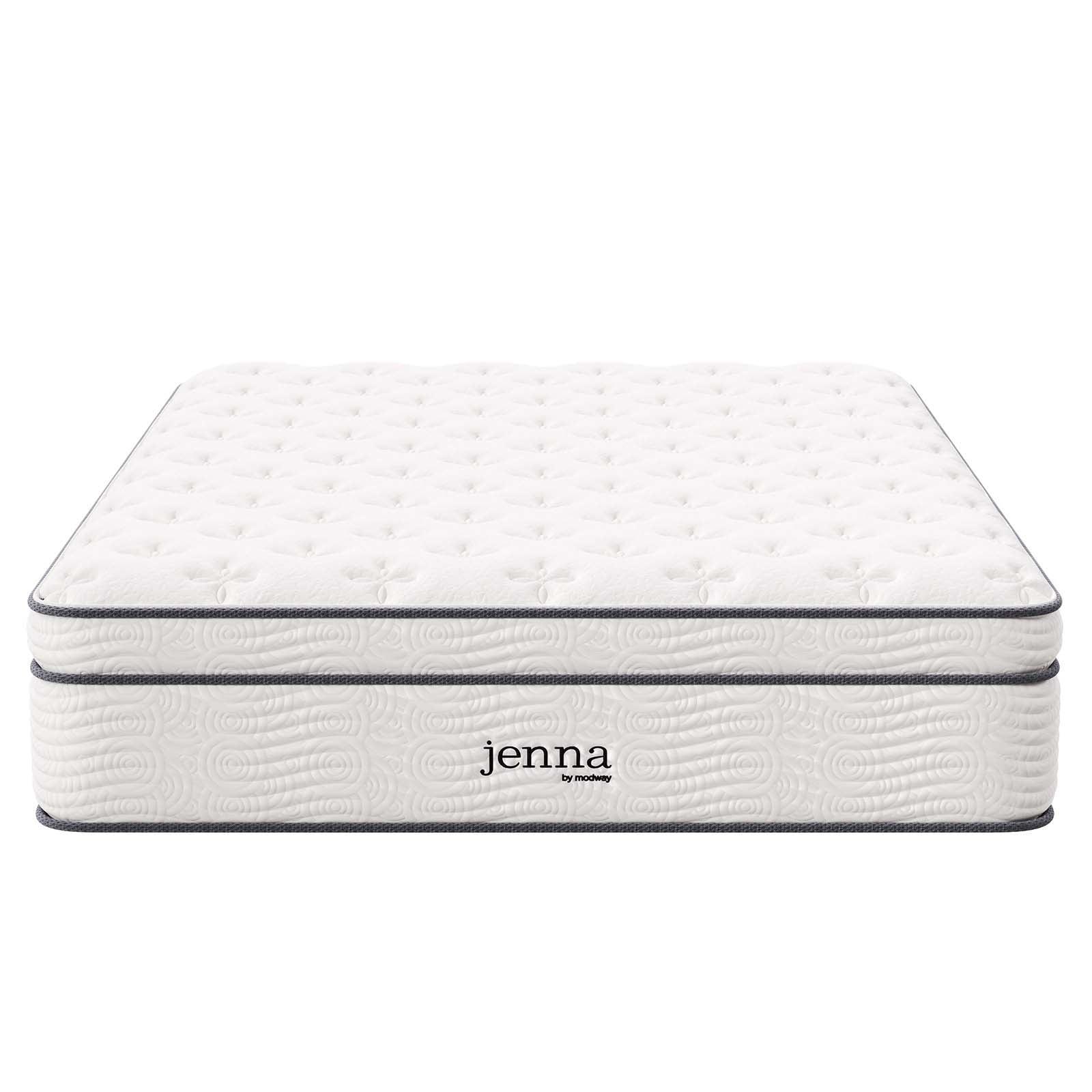 Modway Jenna 14" Innerspring and Foam Queen Mattress FredCo