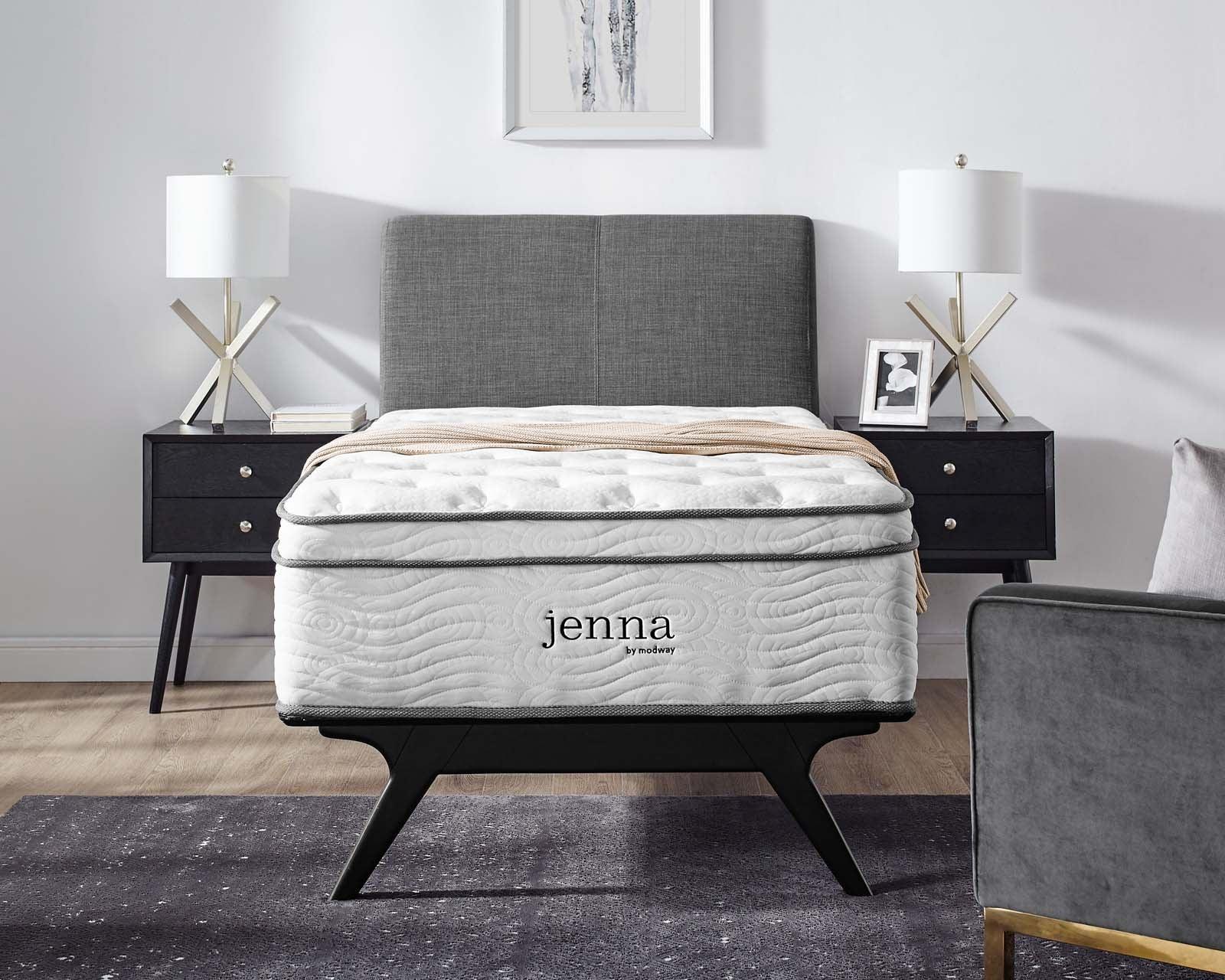 Modway Jenna 14" Innerspring and Foam Twin Mattress FredCo