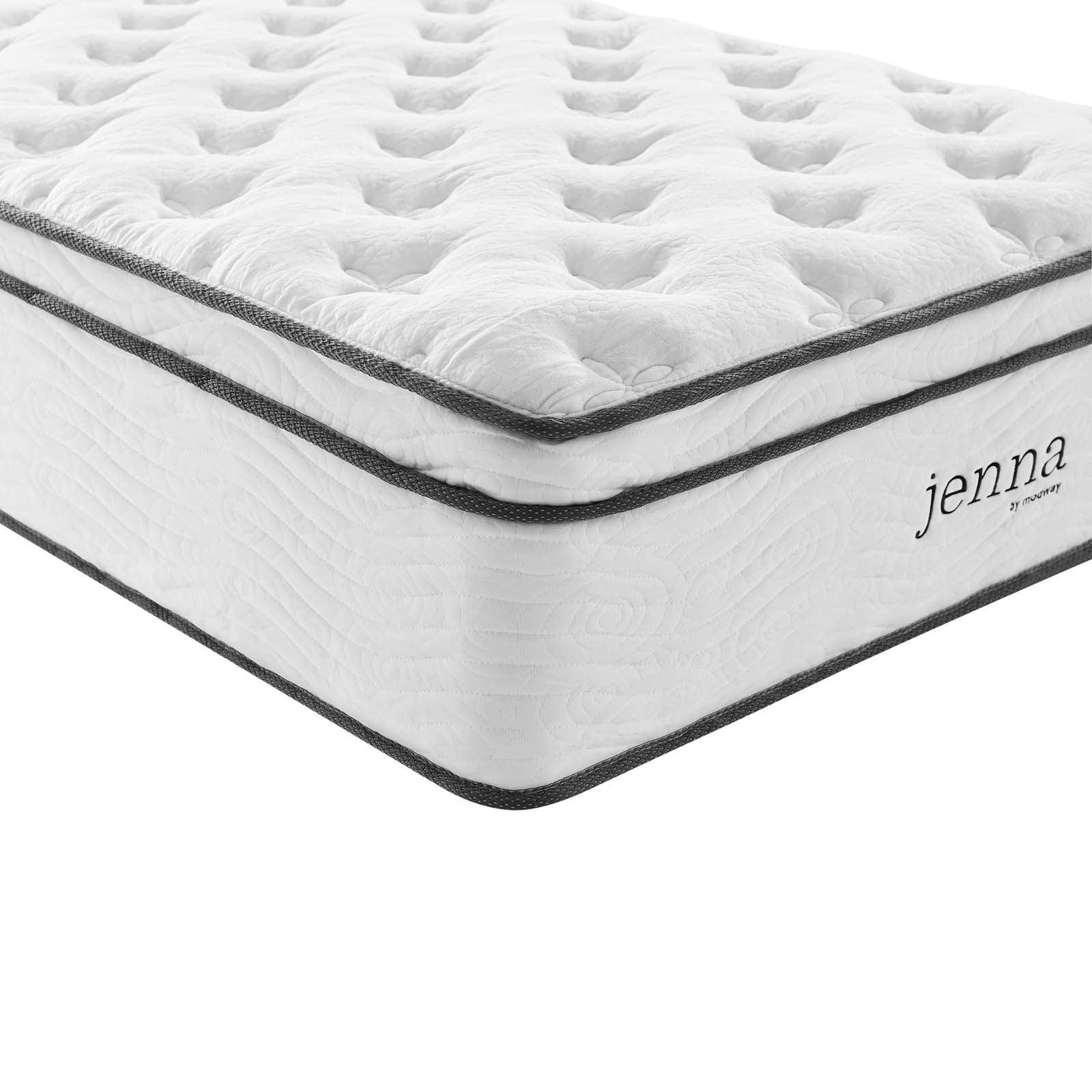 Modway Jenna 14" Innerspring and Foam Twin Mattress FredCo