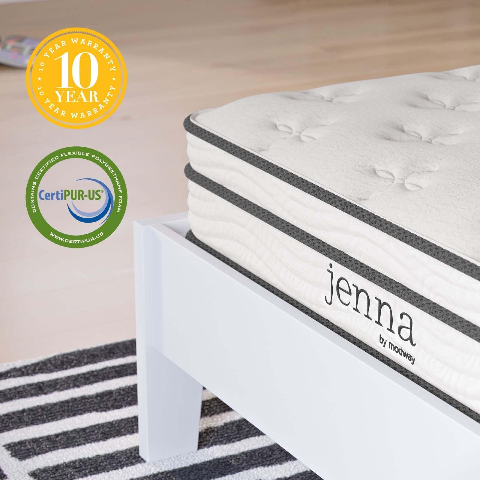 Modway Jenna 6" Innerspring and Foam Mattress FredCo