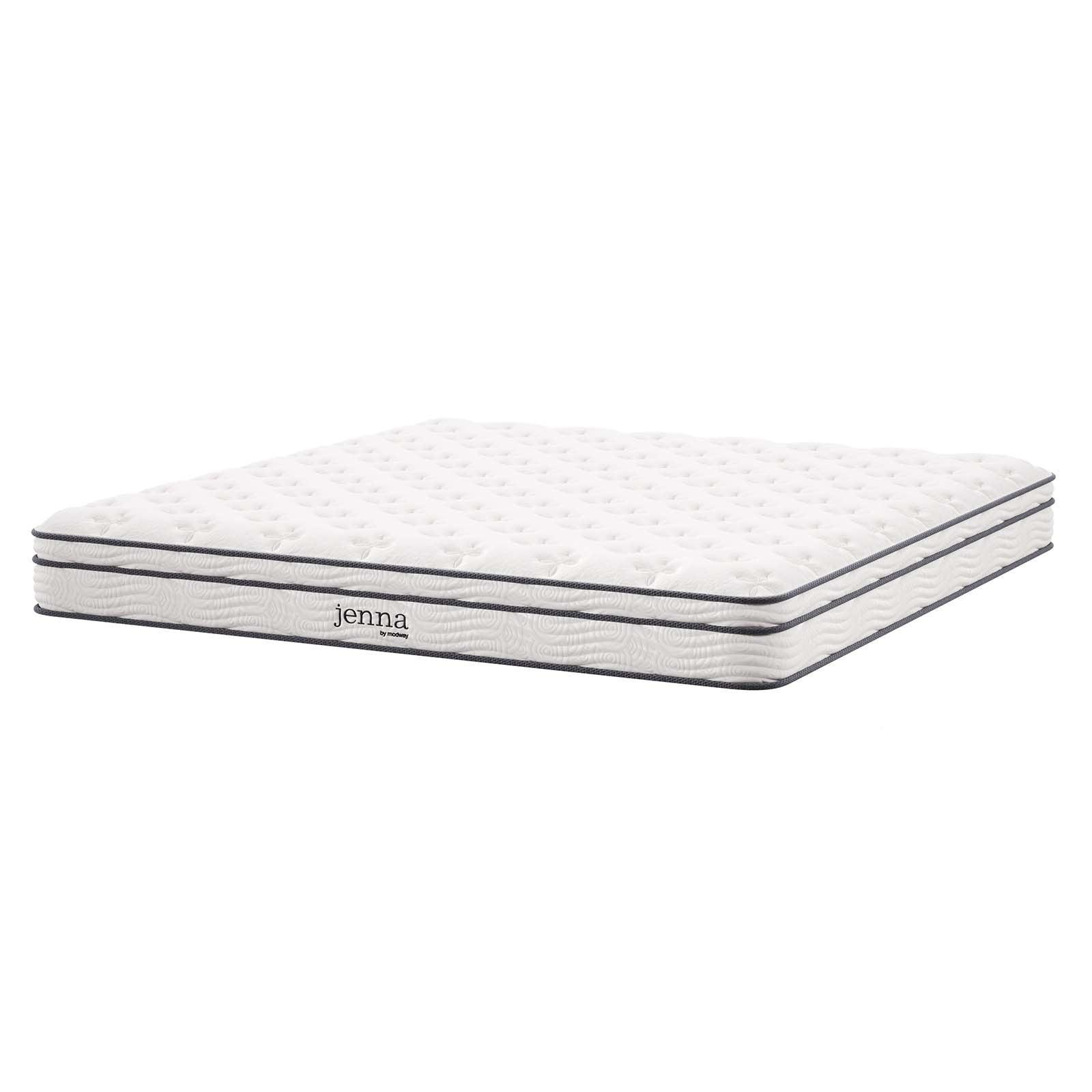 Modway Jenna 8" Innerspring and Foam King Mattress FredCo