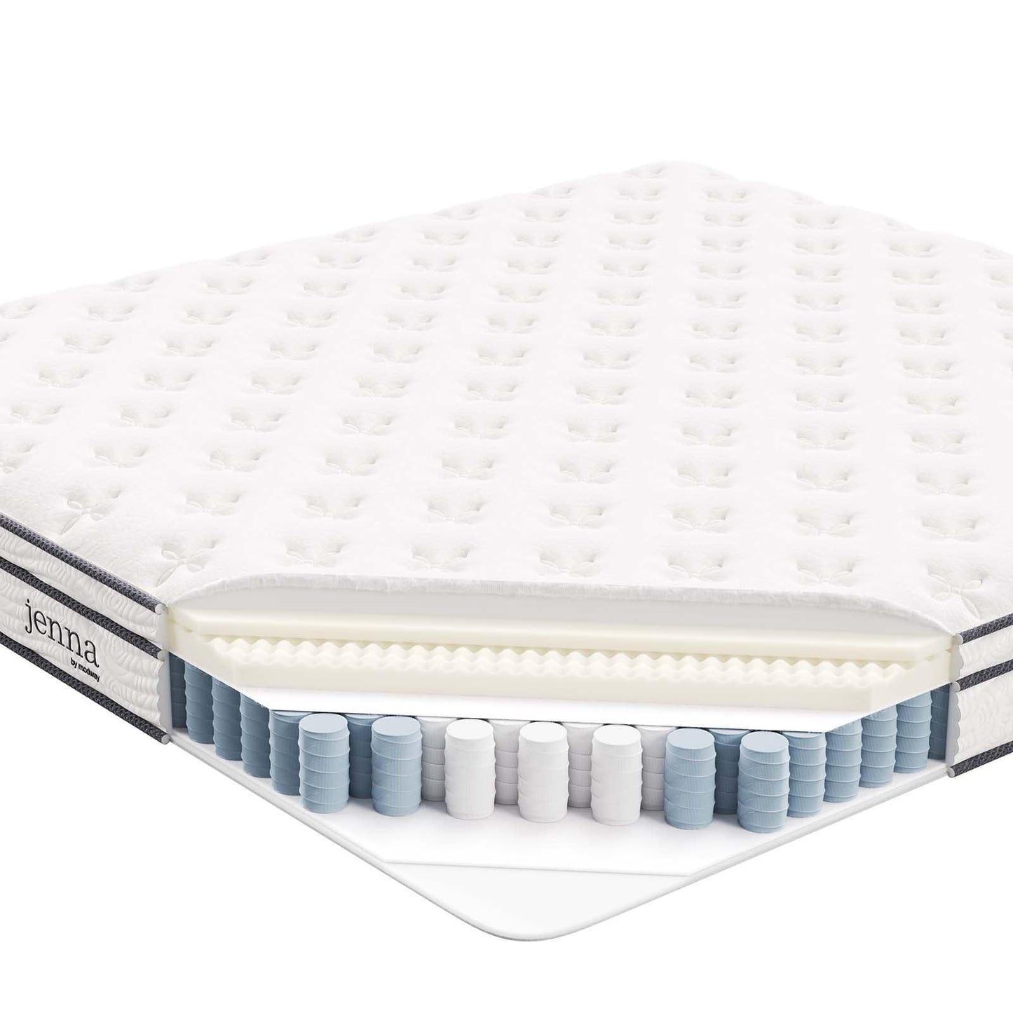 Modway Jenna 8" Innerspring and Foam King Mattress FredCo