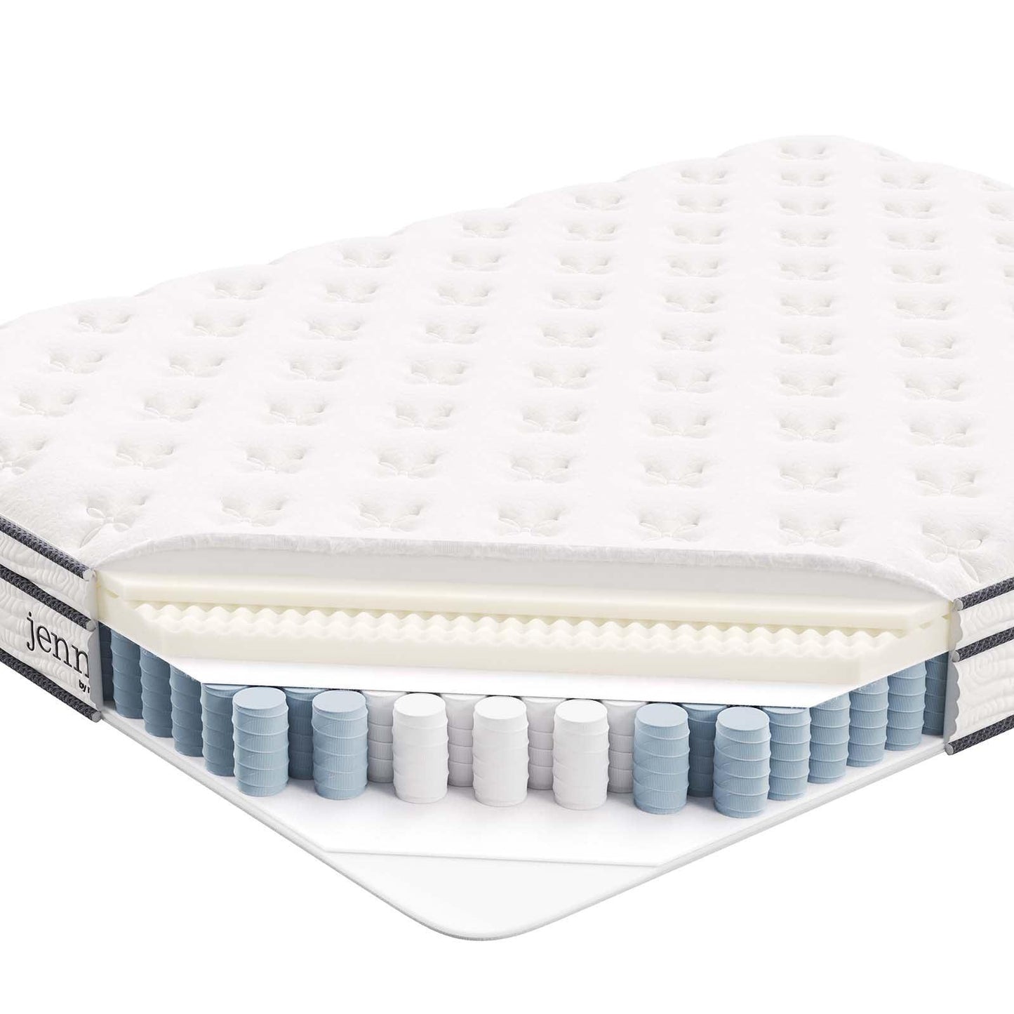 Modway Jenna 8" Innerspring and Foam Queen Mattress FredCo