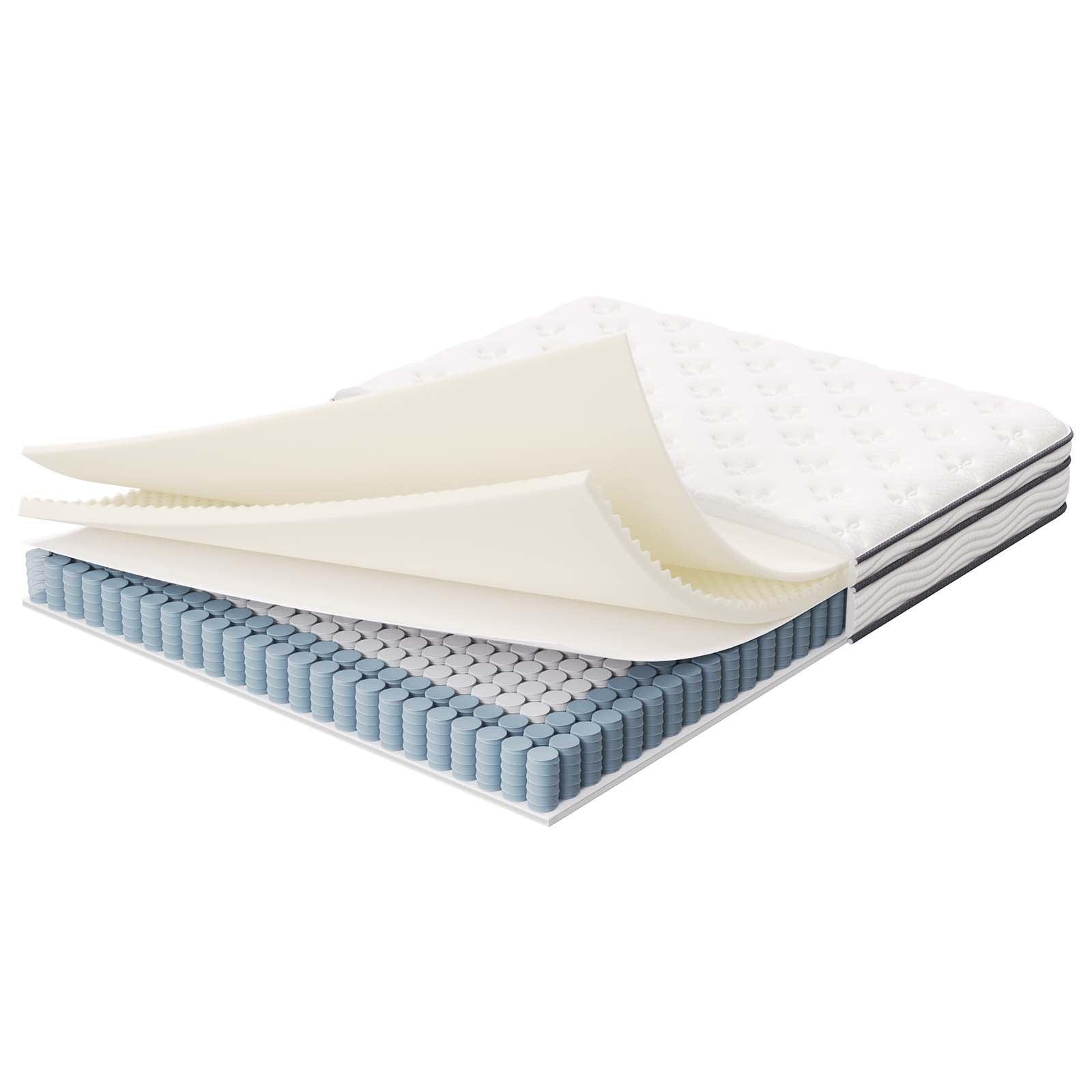 Modway Jenna 8" Innerspring and Foam Queen Mattress FredCo