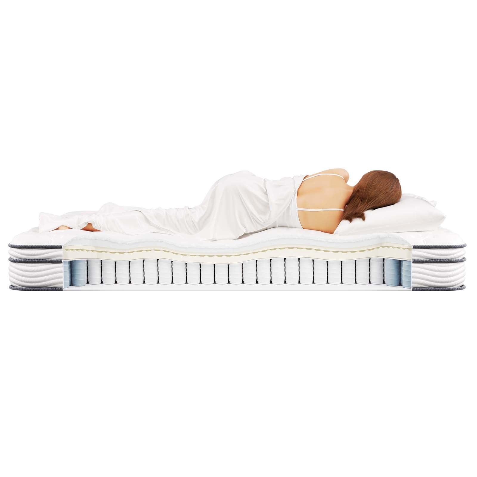 Modway Jenna 8" Innerspring and Foam Queen Mattress FredCo