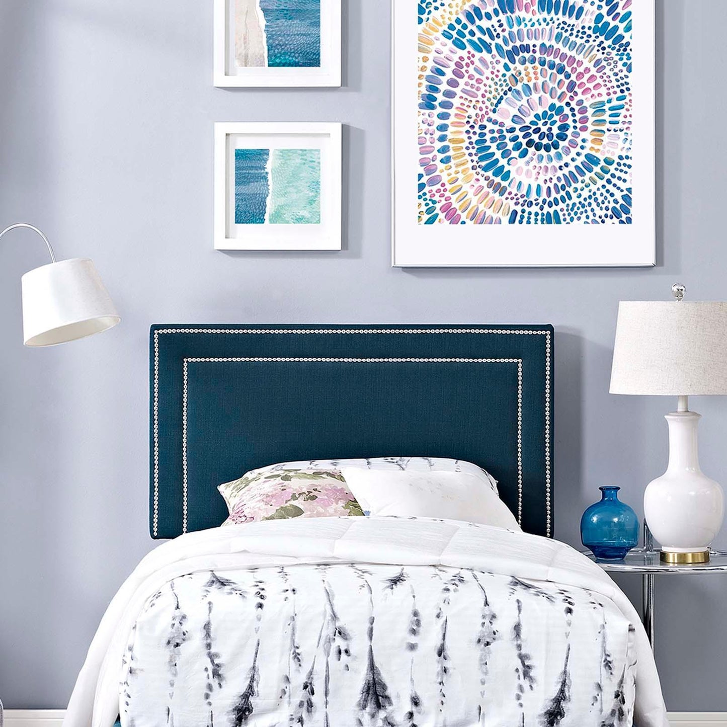 Modway Jessamine Twin Upholstered Fabric Headboard FredCo