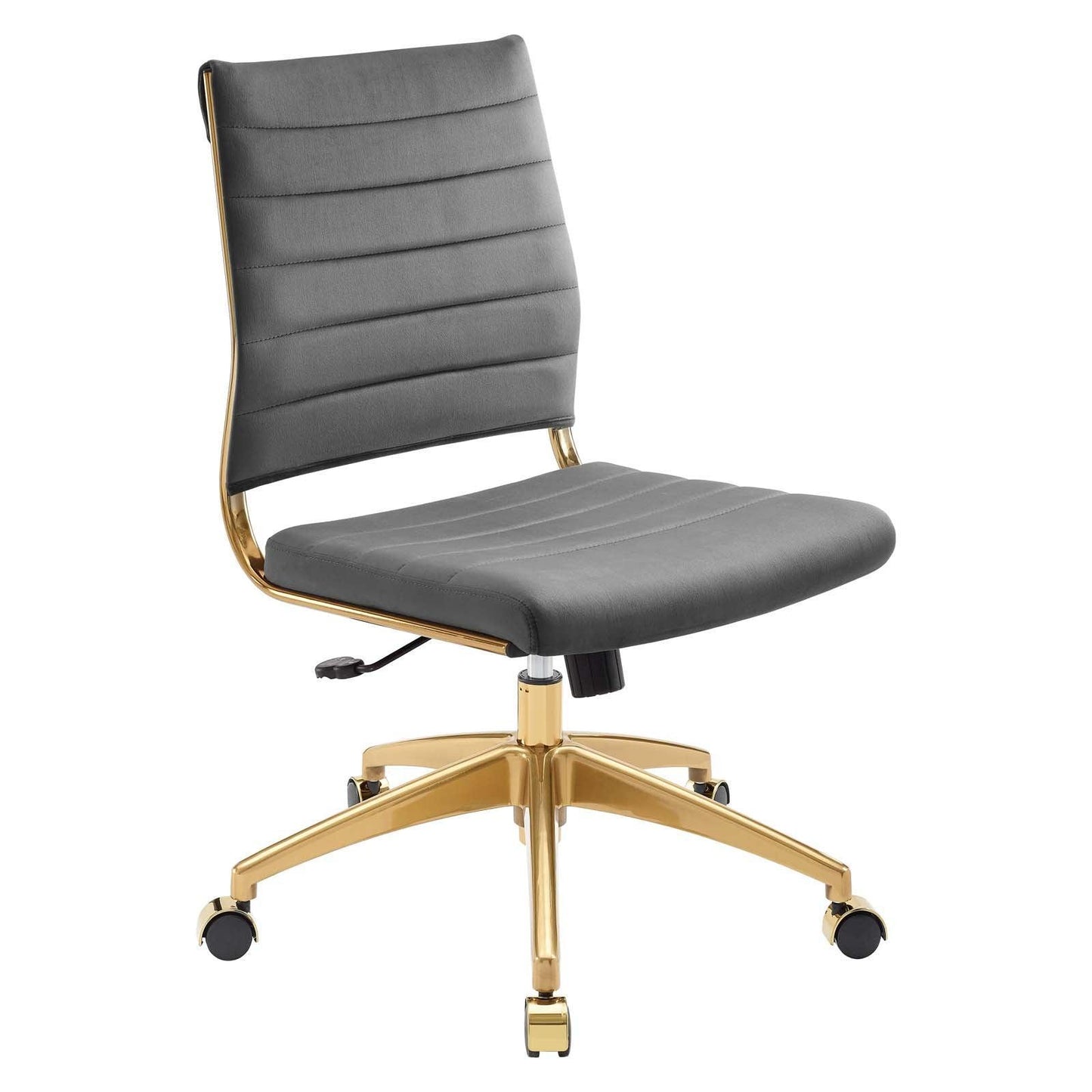 Modway Jive Armless Mid Back Performance Velvet Office Chair FredCo