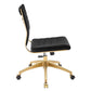 Modway Jive Armless Mid Back Performance Velvet Office Chair FredCo