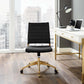Modway Jive Armless Mid Back Performance Velvet Office Chair FredCo