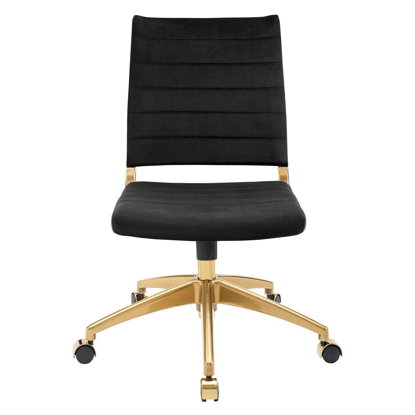 Modway Jive Armless Mid Back Performance Velvet Office Chair FredCo