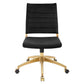 Modway Jive Armless Mid Back Performance Velvet Office Chair FredCo
