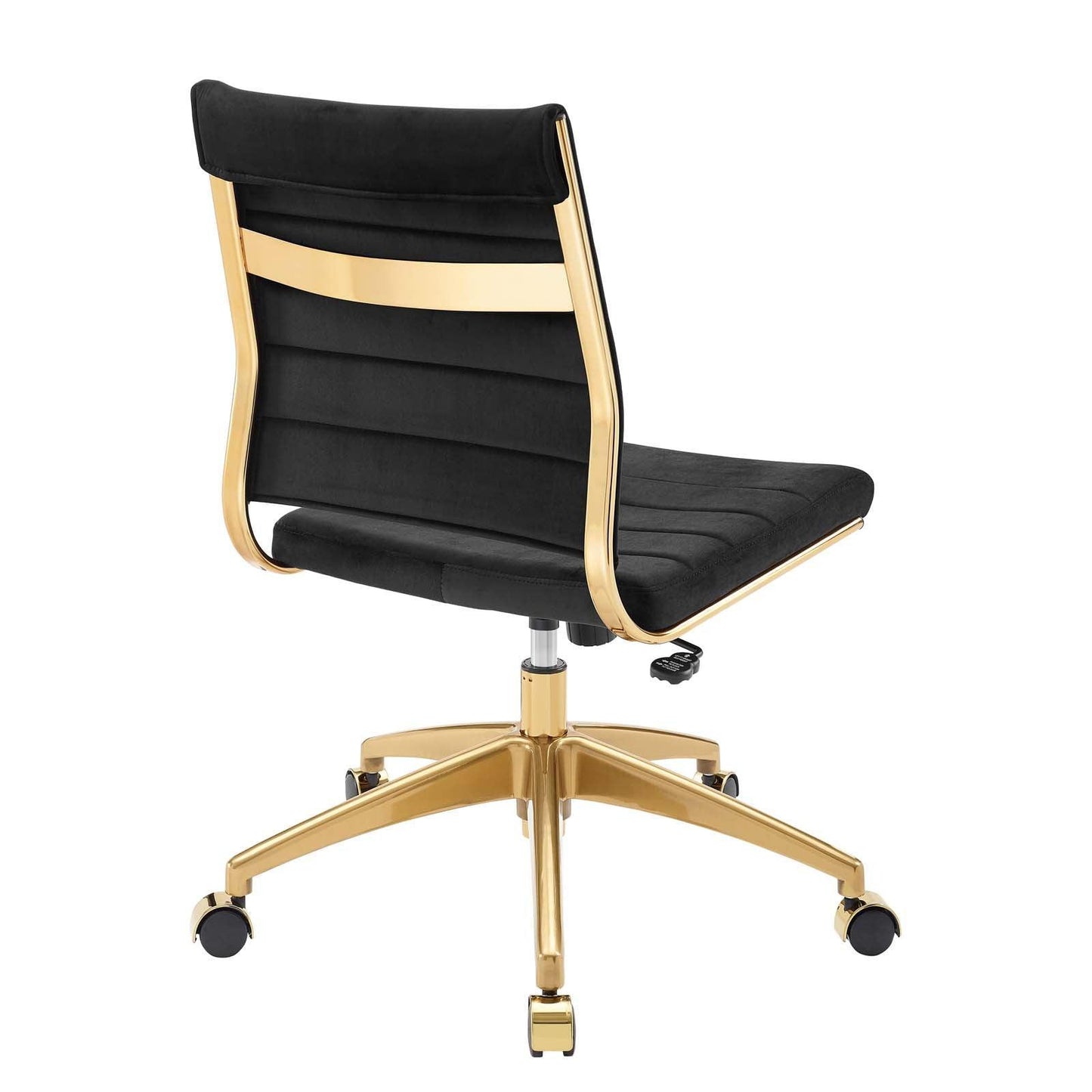 Modway Jive Armless Mid Back Performance Velvet Office Chair FredCo