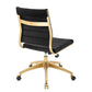 Modway Jive Armless Mid Back Performance Velvet Office Chair FredCo