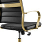 Modway Jive Gold Stainless Steel Highback Office Chair FredCo