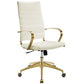 Modway Jive Gold Stainless Steel Highback Office Chair FredCo