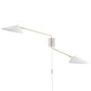 Modway Journey 2-Light Swing Arm Wall Sconce FredCo
