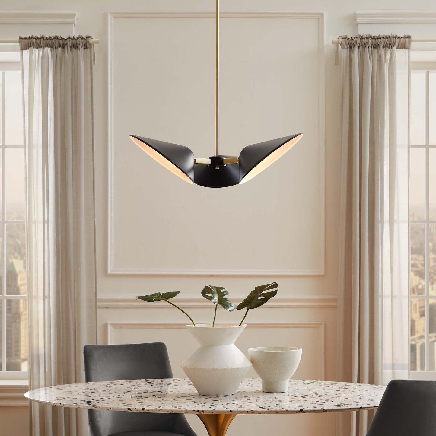 Modway Journey 3-Light 3" Arm Pendant FredCo