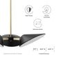 Modway Journey 3-Light 3" Arm Pendant FredCo