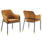 Modway Jovi Performance Velvet Dining Armchair Set of 2 FredCo