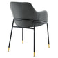 Modway Jovi Performance Velvet Dining Armchair Set of 2 FredCo