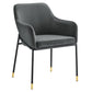 Modway Jovi Performance Velvet Dining Armchair Set of 2 FredCo