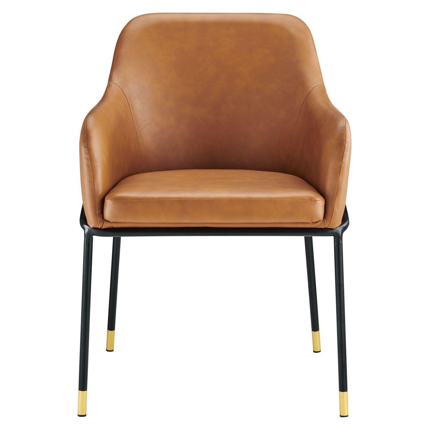 Modway Jovi Vegan Leather Dining Chair Set of 2 FredCo