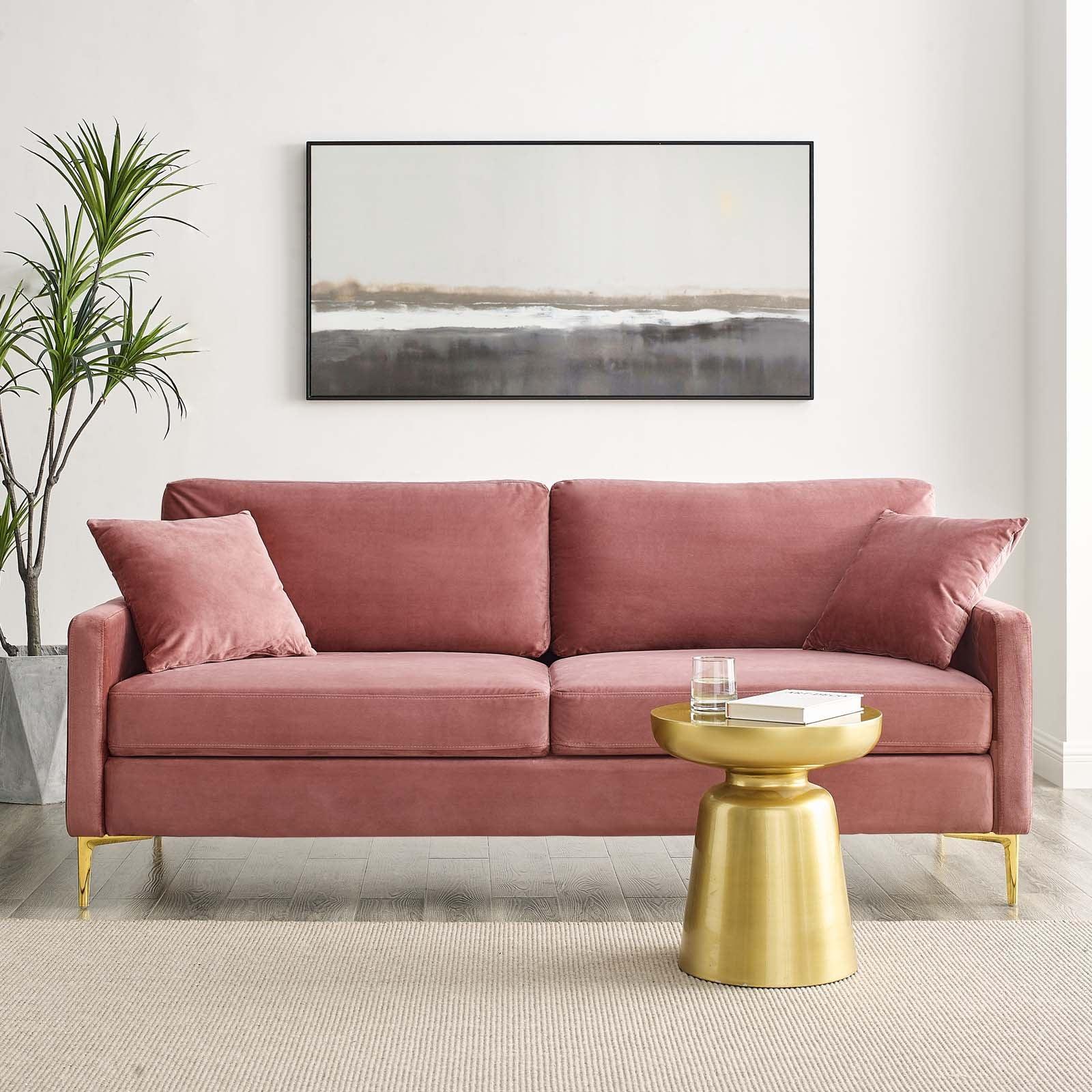 Modway Juliana Performance Velvet Sofa FredCo
