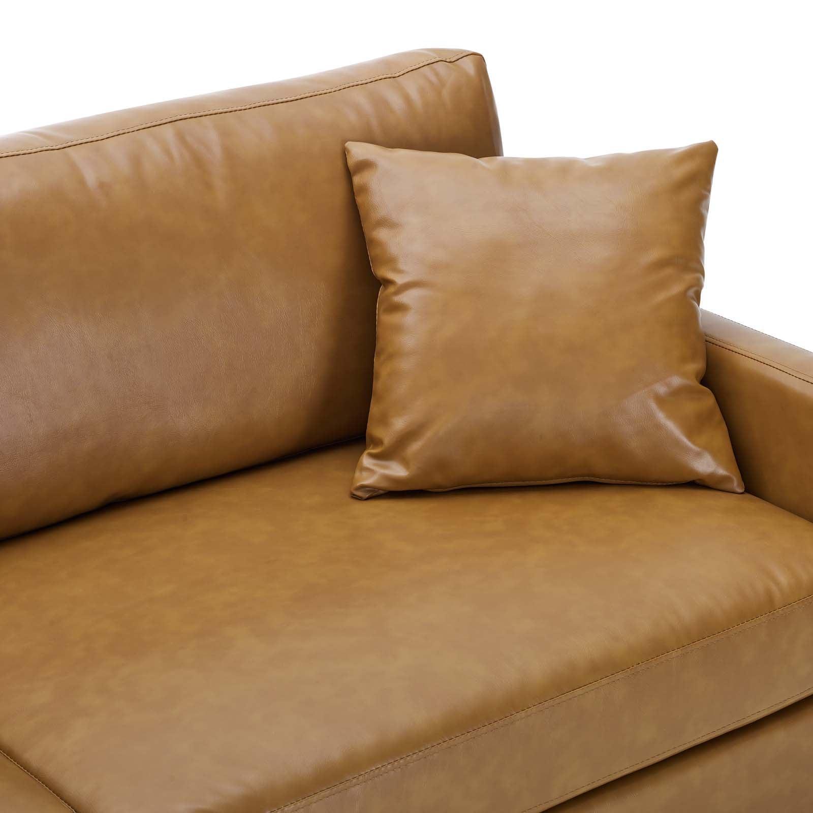 Modway Juliana Vegan Leather Sofa FredCo