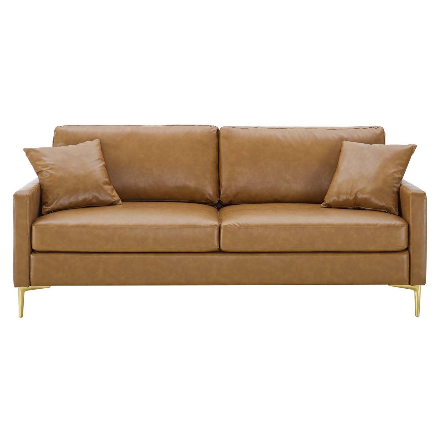 Modway Juliana Vegan Leather Sofa FredCo