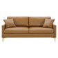 Modway Juliana Vegan Leather Sofa FredCo