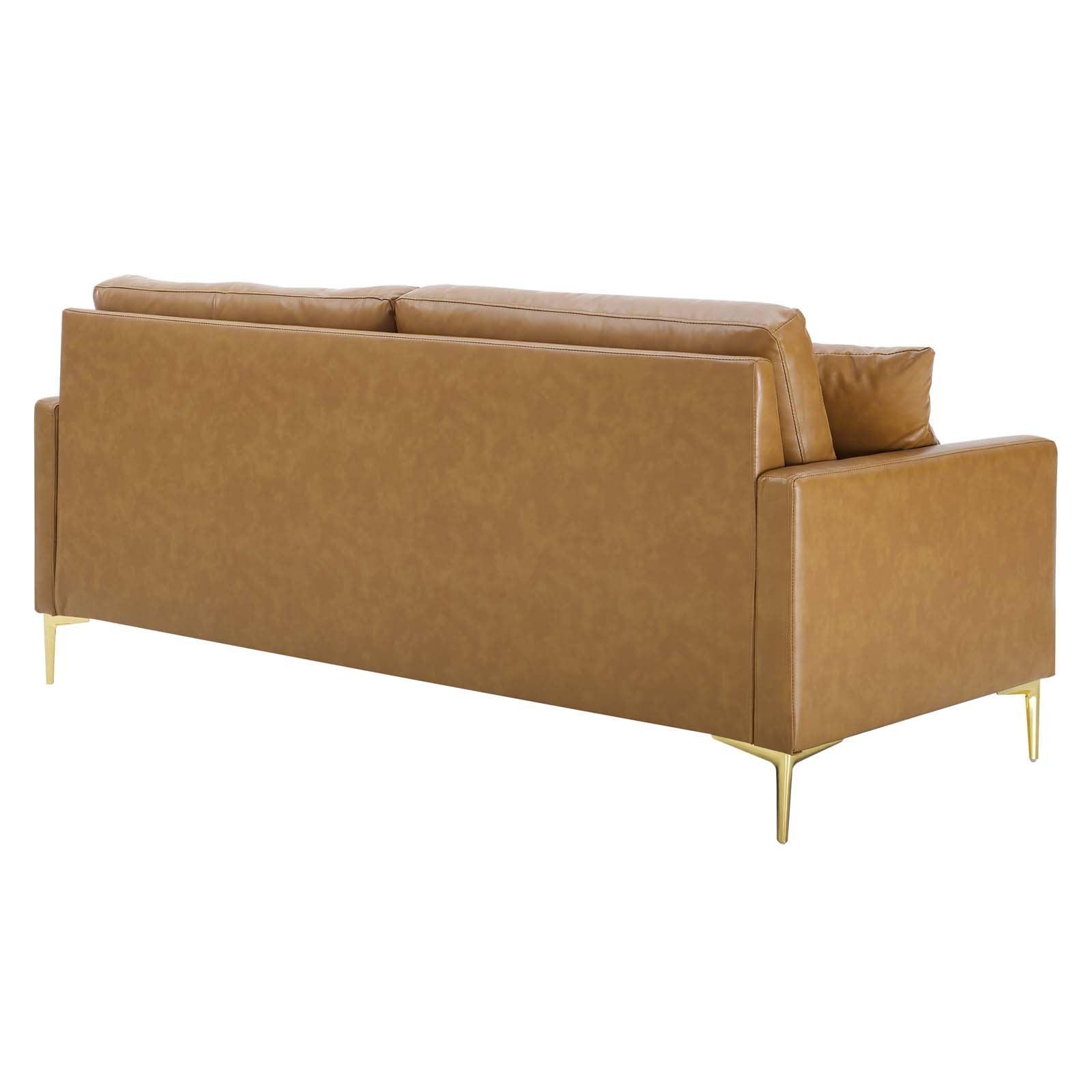 Modway Juliana Vegan Leather Sofa FredCo
