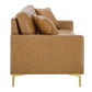 Modway Juliana Vegan Leather Sofa FredCo