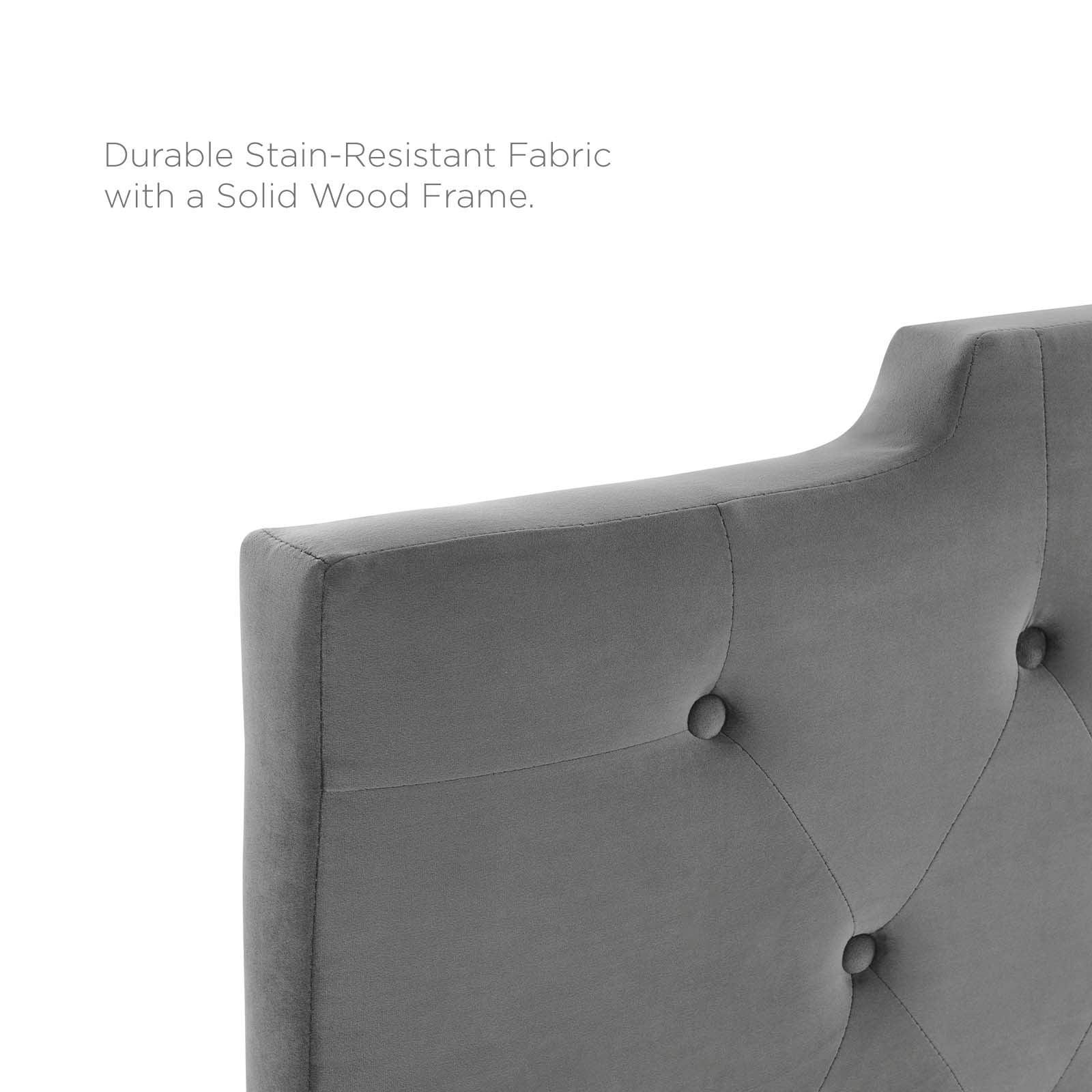 Modway Juliet Tufted Full/Queen Performance Velvet Headboard FredCo