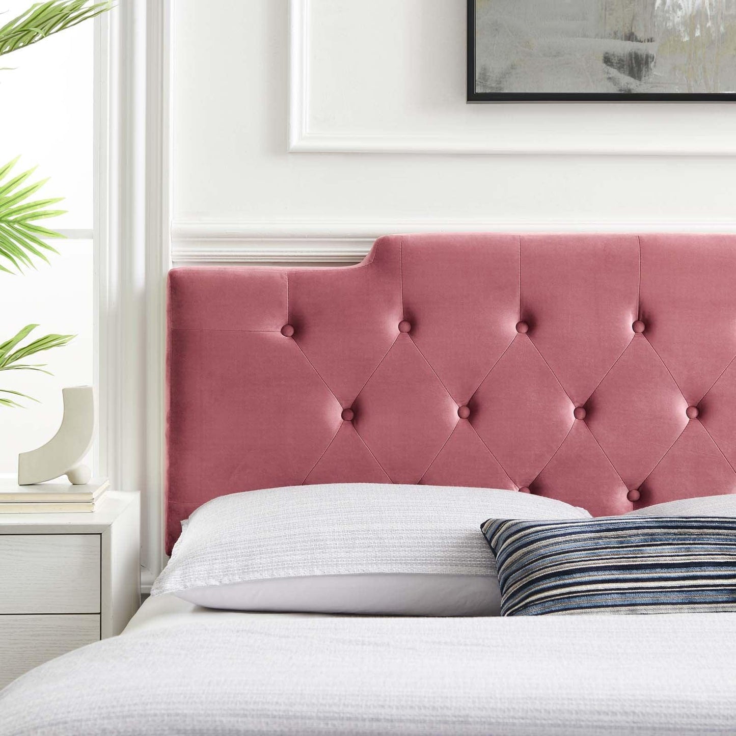 Modway Juliet Tufted King/California King Performance Velvet Headboard FredCo