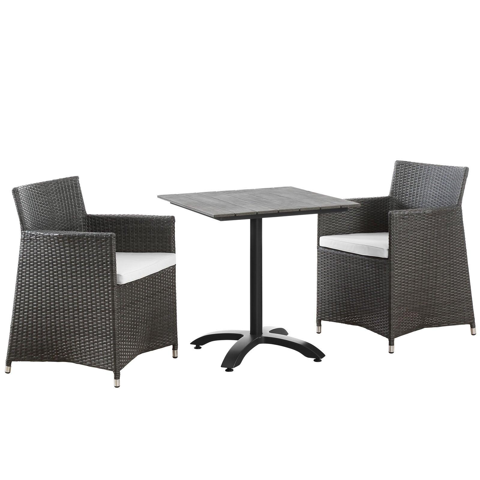 Modway Junction 3 Piece Outdoor Patio Dining Set FredCo