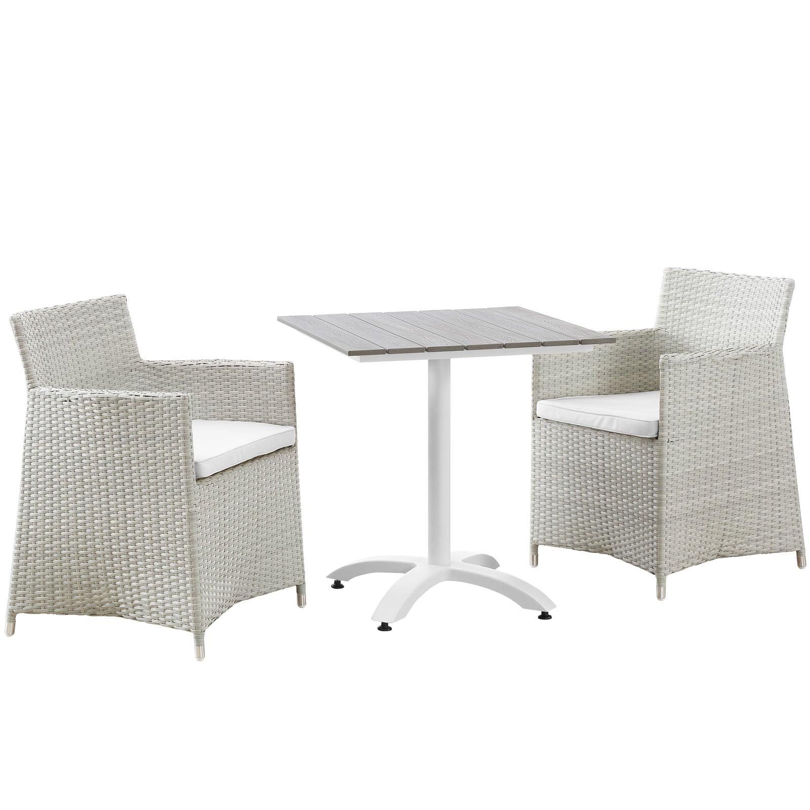 Modway Junction 3 Piece Outdoor Patio Dining Set FredCo
