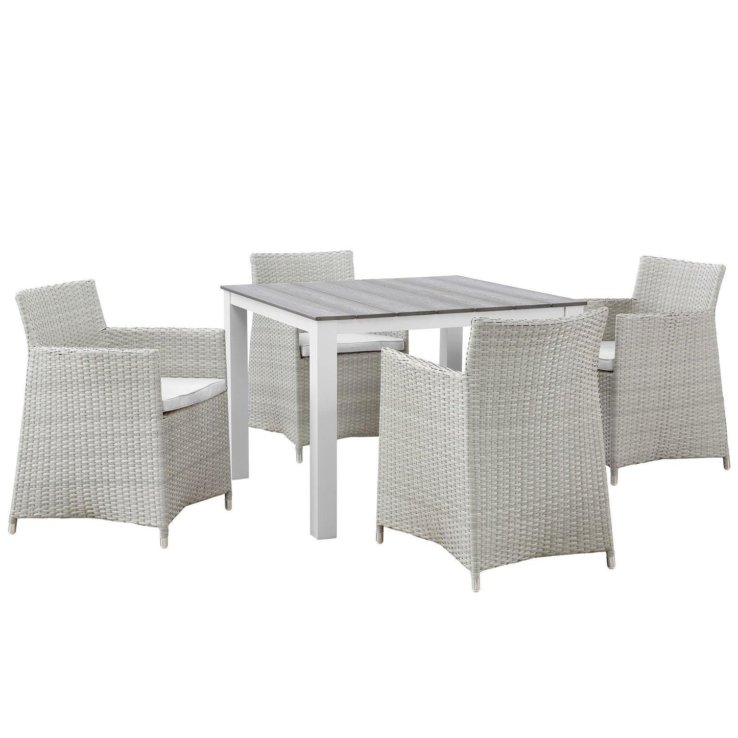 Modway Junction 5 Piece Outdoor Patio Dining Set FredCo