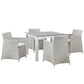 Modway Junction 5 Piece Outdoor Patio Dining Set FredCo