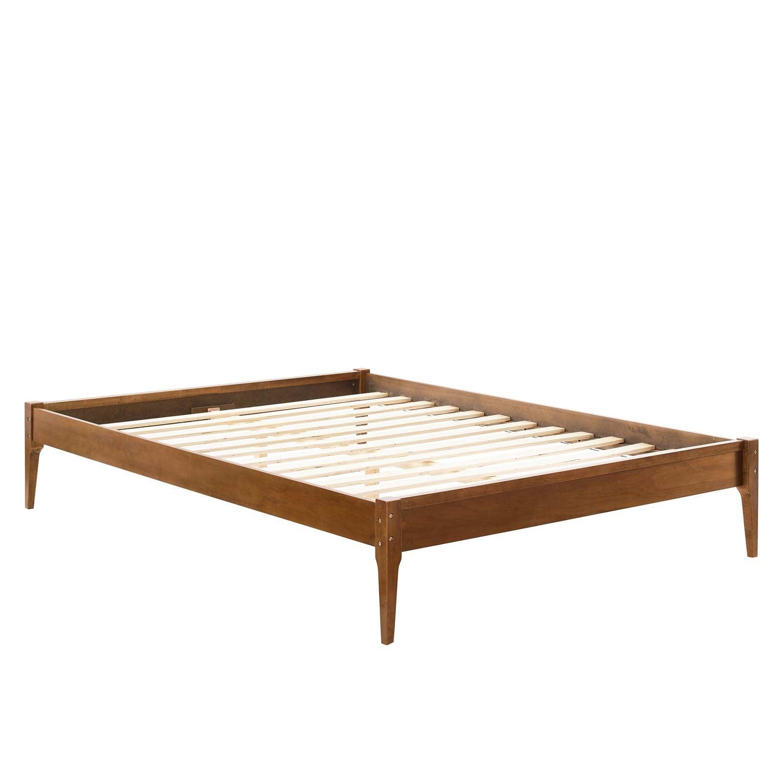 Modway June King Wood Platform Bed Frame FredCo
