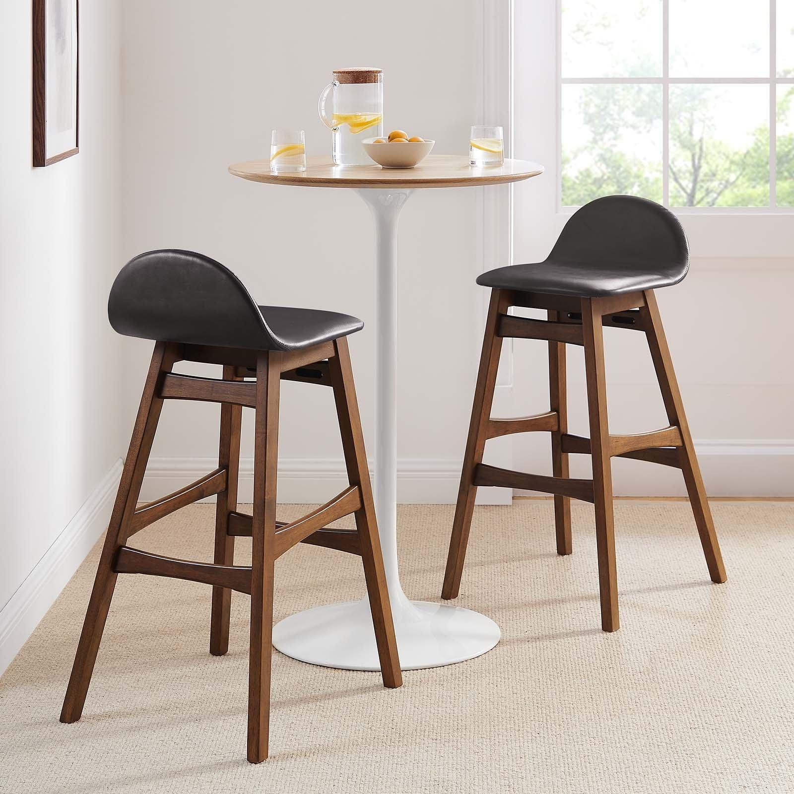 Modway Juno Wood Bar Stool - Set of 2, EEI-6554 FredCo